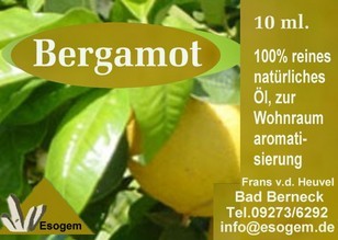 Bergamotteöl 10 ml