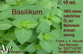 Basilikumöl 10 ml