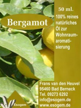 Bergamotteöl 50ml