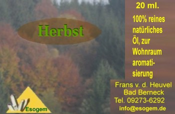 Herbstöl Ätherische Ölmischung 20 ml