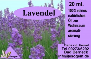 Lavendelöl 20 ml