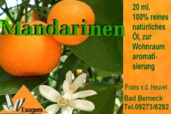 Mandarinöl 20 ml