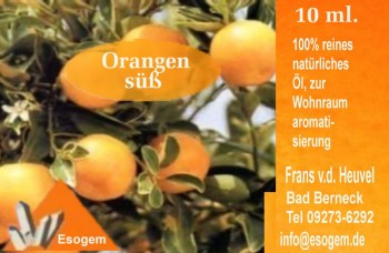 Orangenöl süß 10 ml