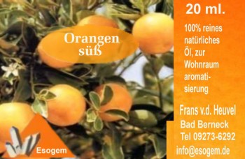 Orangenöl süß 20 ml