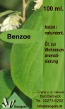 Benzoeöl 100 ml