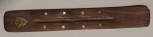 Räucherstäbchenhalter  traditionelles hölzernes Brettchen  Lengte: 25 cm  Breite: 3 cm