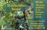 Wacholderbeeröl 20 ml